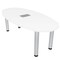 Skutchi Designs 33.5 in W, 59.5 in L, 29 in H, Engineered Wood Top, White H-BOVL-3460-PT-09-EL - alternate 1